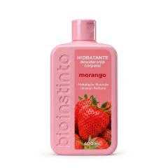 Hidratante Desodorante Corporal Morango Bio Instinto 400ml