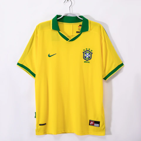 Camisa Brasil 1997 Titular Retrô - Masculina