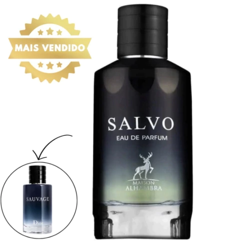 Perfume Árabe - Salvo Eau de Parfum (Ref. Olfativa Sauvage Dior)