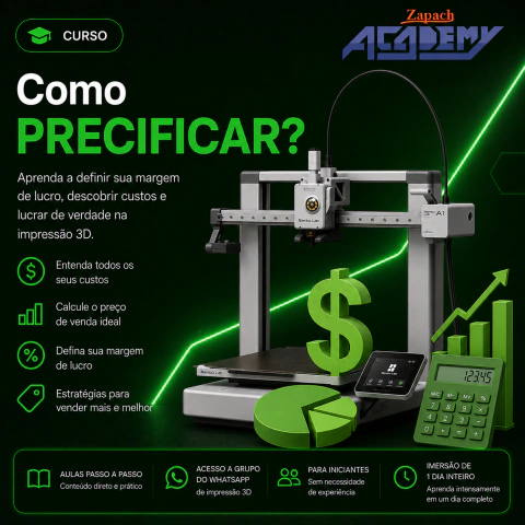 Curso Presencial - Como precificar, aprenda como precificar suas impressões 3D - comprar online