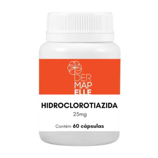 Hidroclorotiazida 25mg 60 cápsulas