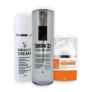 COMBO | Clareador de Manchas Skin D + Ultra Regenerador Miracle Cream + Smart Cream 15% - comprar online