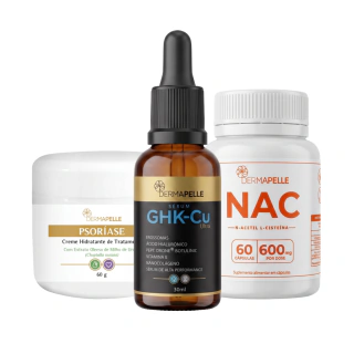 Combo Creme Hidratante Psoríase + Sérum Facial Bioativos + Nac