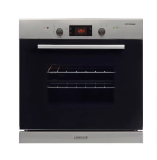Horno a gas empotrable 60 L Acero Inoxidable con grill eléctrico, timer digital y reloj programable - H6900XT