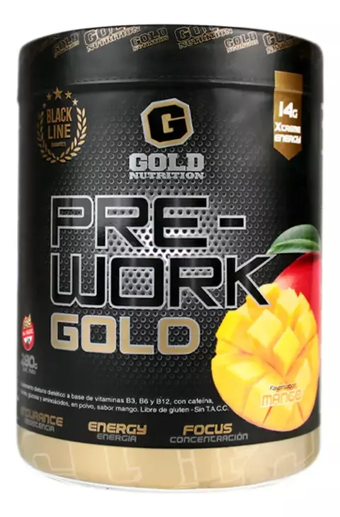 Suplemento Pre Work 280g Gold Nutrition® Pre Entreno - comprar online