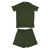 Conjunto pijama verde musgo curto masculino adulto na internet