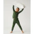 Conjunto pijama infantil longo verde musgo na internet