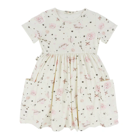 Vestido infantil signo Touro