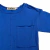 Camiseta manga curta em algodao azul royal com recortes na internet