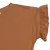 Blusa Infantil menina Algodão Babados Terracota - loja online