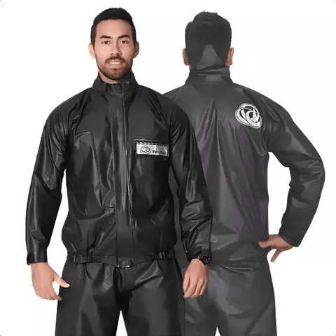 Conjunto Motoqueiro Impermeável Brascamp Moto Race PVC Forrado Blusão e Calça | CA 28481/28482 - comprar online