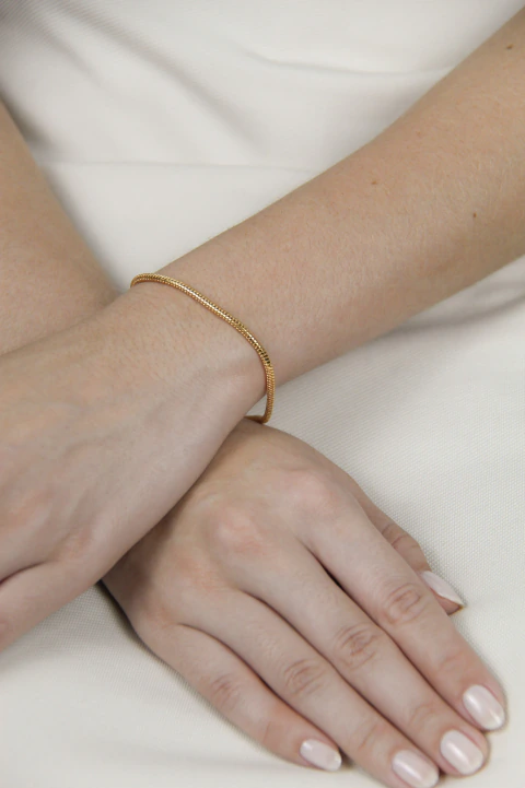 Pulseira Corrente Berloques - Dourado