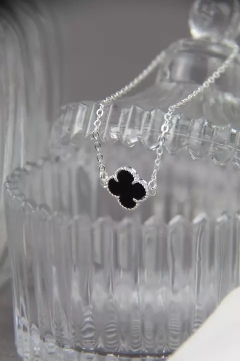 Pulseira Um Trevo Preto - Prata - comprar online