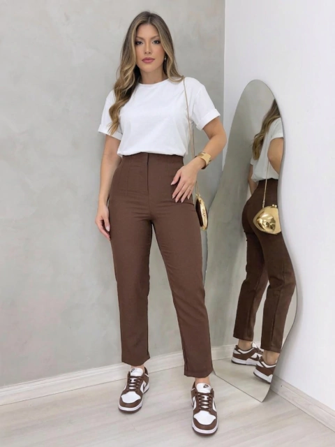 Calça Zaya em tecido PREMIUM TWILL (do 34 ao 42) - Várias Cores - comprar online