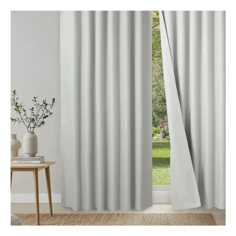 Juego De Cortina 100% Blackout 2 Paños 140x210 Liso Premium