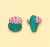 Duo de Pines Cactus - comprar online