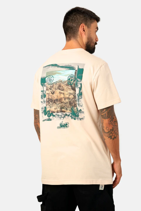 T-Shirt Desert Photo Tapioca