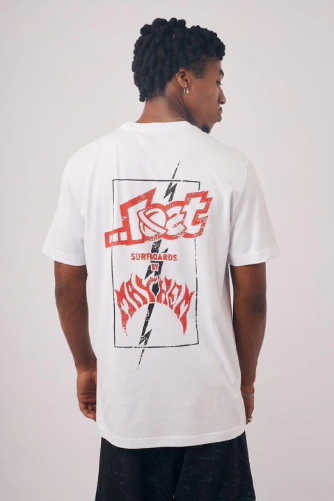 T-Shirt Mayhem Bolts Branco