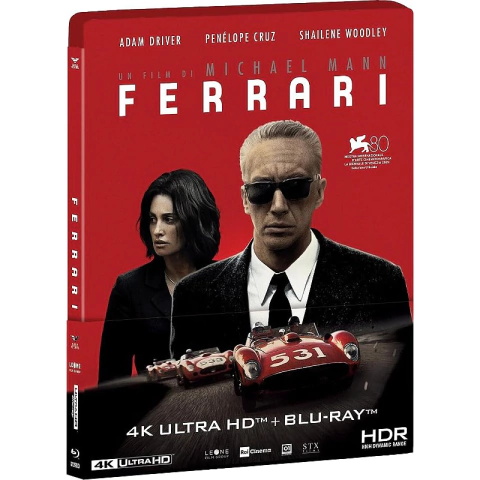 4K UHD + Blu-ray SteelBook Ferrari - Adam Driver Penélope Cruz