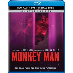 Blu-Ray Fúria Primitiva | Monkey Man - Jordan Peele