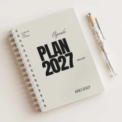 AGENDA 2 DÍAS X PÁGINA 2027- FERIADOS INTERNACIONALES- EDITABLE