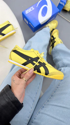 ASCS ONITSUKA TIGER COURO AMARELO