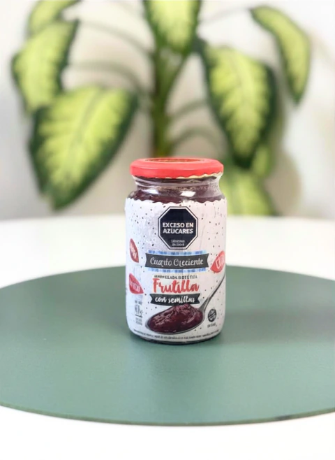 Mermelada "cuarto creciente" Frutilla con semillas 400grs