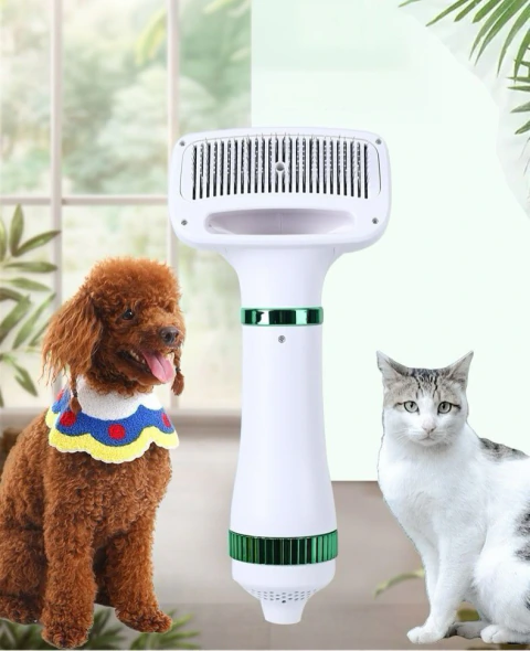 Cepillo eléctrico para mascotas 2 en 1