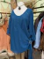 ✧༶☆ turquoise wrap top ༶☆ (G/GG) - loja online