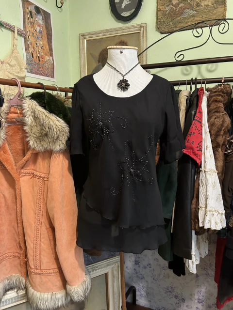 ✧༶☆ mystic beaded top ༶☆ (P/M)