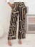Calça Pantalona Estampa Geométrica | Conjunto Larissa - Tonello Store