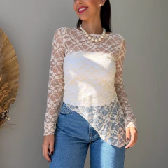 Blusa Livia Renda Off White