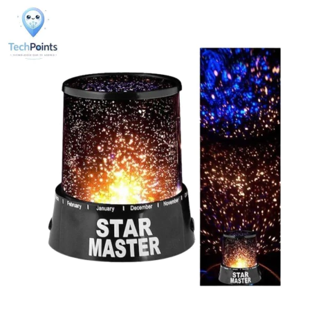 Velador Lámpara Star Máster Proyector Estrellas A Pilas - comprar online