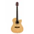 Guitarra Acustica Texas AGM1-N Con Corte Cuerpo Concierto Color Natural Mate - MUZIKLP