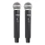Sistema Inalámbrico Micrófono Uhf Doble De Mano Ross Fup-002 Color Negro - comprar online