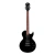 Guitarra Eléctrica Cort CR Series CR50 Single-Cutaway Arce Humbucker Negra