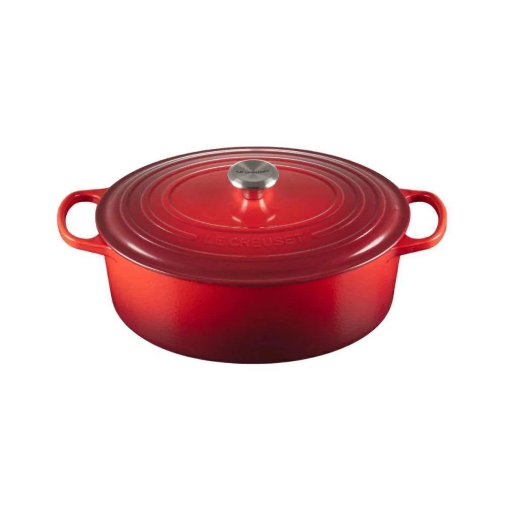 Panela Oval 33cm Signature Vermelho Le Creuset