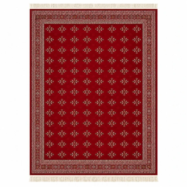 Tapete Oriental 589 Vermelho 2,40x3,40m Abdalla