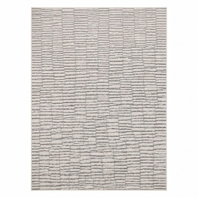 Tapete Egipcio Invista 2,50X3,50m 603/OL9H Prata/branco Abtex