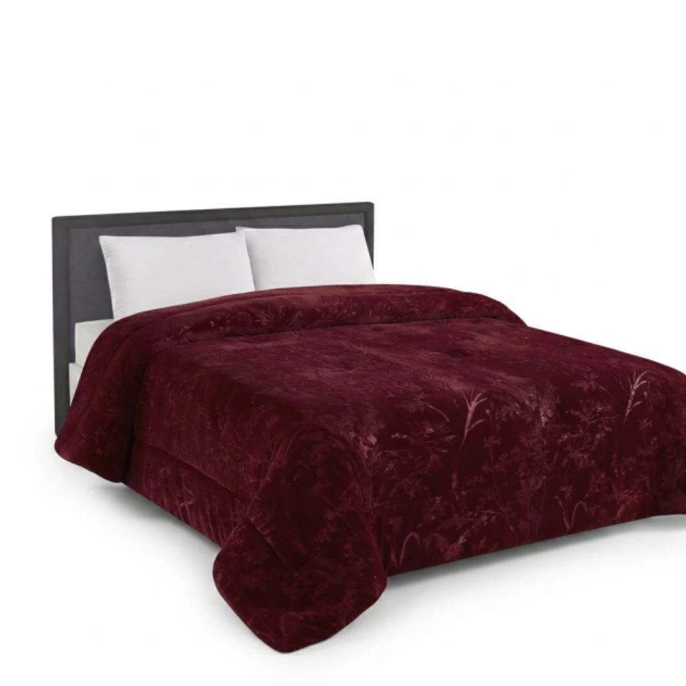 Edredom La Vie Casal 2,20x2,40 vinho Jolitex