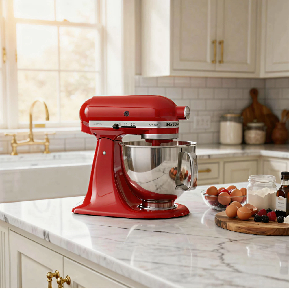 Batedeira Stand Mixer Artisan Empire Red 127v KitchenAid