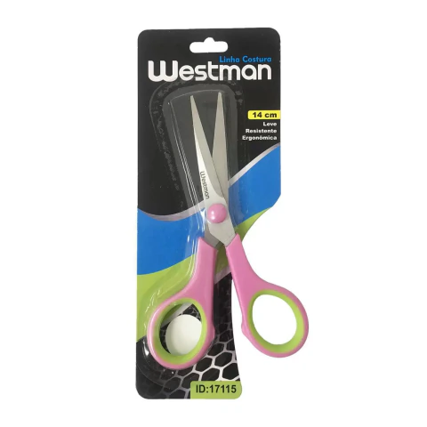 Tesoura Multi-Uso Westman Com Cabo Soft 14 cm - 17115