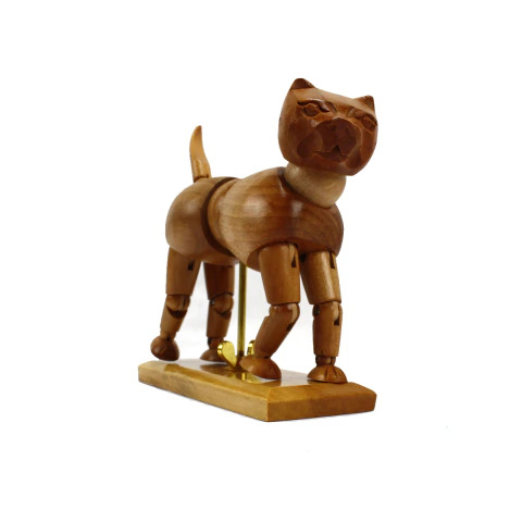 Boneco de Madeira Articulado Gato Sinoart - SFM057