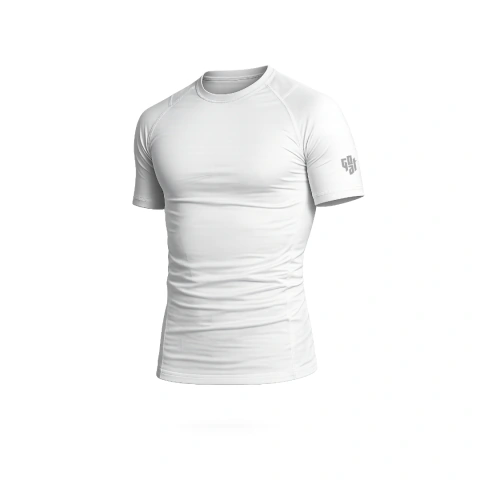 Remera térmica de compresión blanca GOAT