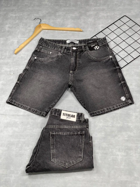 Bermuda Jeans Jogador - Titular