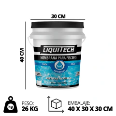 Pintura Membrana de Piscina Arena 20L LIQUITECH en internet