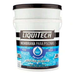 Pintura Membrana de Piscina Celeste 20L LIQUITECH