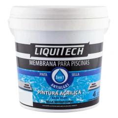 Pintura Membrana de Piscina Celeste 4L LIQUITECH