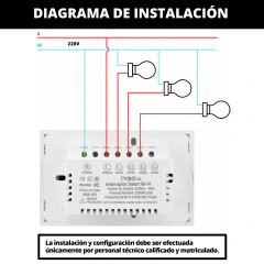 Interruptor Emb 3 Canales Smart Blanco Wifi TBCIN en internet