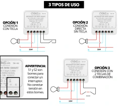 Interruptor 1 Canal Mini con bornera Smart Inteligente Wifi 10A TBCIN en internet